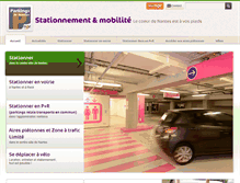 Tablet Screenshot of parkings-nantes.fr